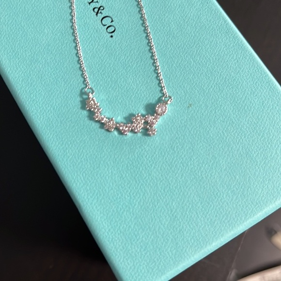 .925 sterling silver and CZ necklace - Picture 2 of 4